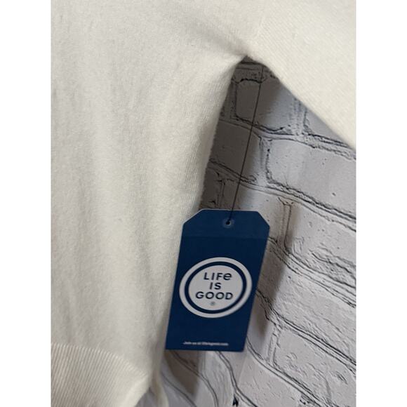 Life Is Good Ivory ‘Be My Valentine’ Dog Sweater~Sz Large~Embroidered~NWT - Picture 9 of 12